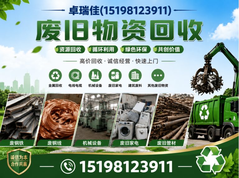 武侯区废旧物资回收展示图